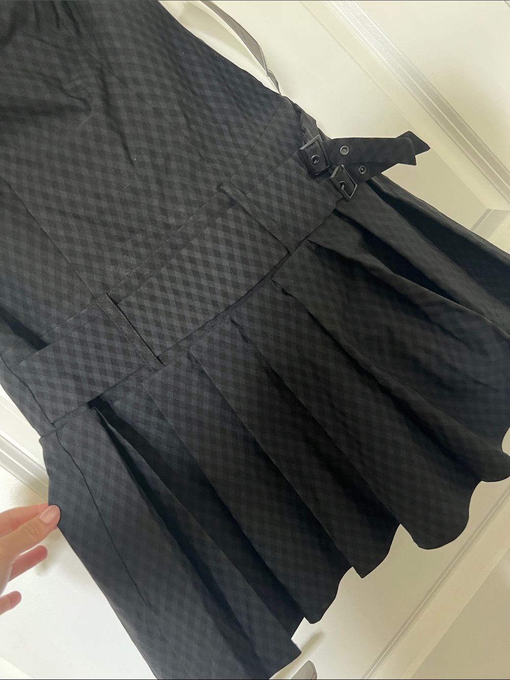 B. Darlin black checkered dress
